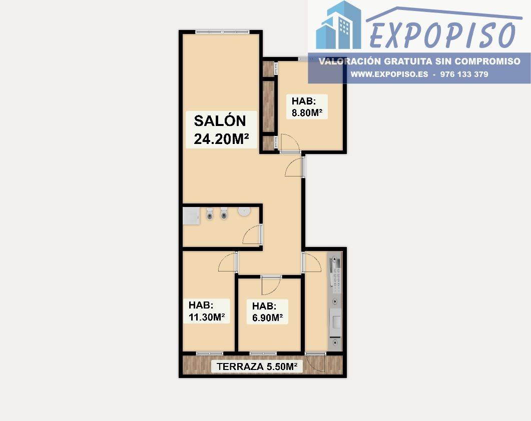 Piso en venta en Zaragoza zona Centro  Conde de Aranda - Imagen# 5
